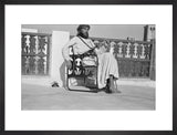 Seated portrait of Wilfred Thesiger ...