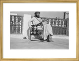 Seated portrait of Wilfred Thesiger ...