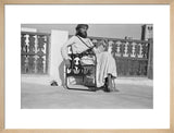 Seated portrait of Wilfred Thesiger ...