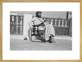 Seated portrait of Wilfred Thesiger ...