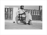 Seated portrait of Wilfred Thesiger ...