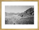 View of rocky hills and ...