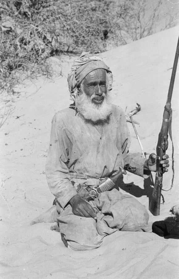 Portrait of a elderly tribesman ...