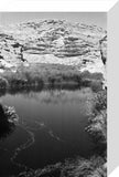 A pool of water in ...