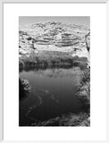 A pool of water in ...