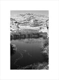 A pool of water in ...