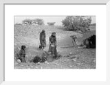 Wilfred Thesiger's party filling water-skins ...