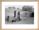 Wilfred Thesiger's party filling water-skins ...