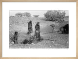 Wilfred Thesiger's party filling water-skins ...