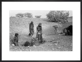 Wilfred Thesiger's party filling water-skins ...