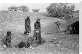 Wilfred Thesiger's party filling water-skins ...