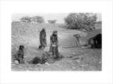 Wilfred Thesiger's party filling water-skins ...
