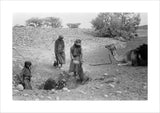 Wilfred Thesiger's party filling water-skins ...