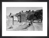 View of stone buildings in ...