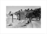 View of stone buildings in ...