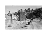 View of stone buildings in ...