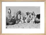 Seated group portrait of Sheikh ...