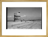 View of a ruined watchtower ...
