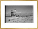 View of a ruined watchtower ...