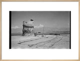 View of a ruined watchtower ...
