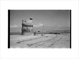 View of a ruined watchtower ...