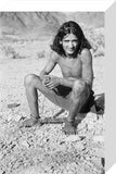 Portrait of a Qahtan prisoner ...
