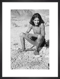 Portrait of a Qahtan prisoner ...