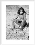Portrait of a Qahtan prisoner ...