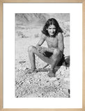 Portrait of a Qahtan prisoner ...