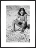 Portrait of a Qahtan prisoner ...