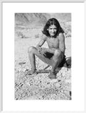 Portrait of a Qahtan prisoner ...
