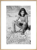Portrait of a Qahtan prisoner ...