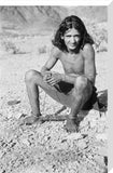 Portrait of a Qahtan prisoner ...