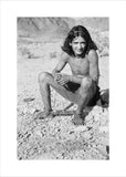 Portrait of a Qahtan prisoner ...