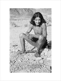 Portrait of a Qahtan prisoner ...