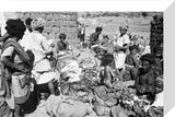 View of vegetable traders at ...