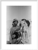 Portrait of an Arab falconer ...