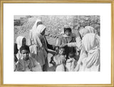 Group portrait of Arab teenaged ...
