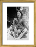Seated portrait of a boy ...