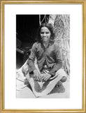 Seated portrait of a boy ...