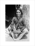 Seated portrait of a boy ...