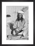 Seated portrait of a tribesman ...