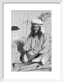 Seated portrait of a tribesman ...