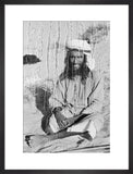 Seated portrait of a tribesman ...