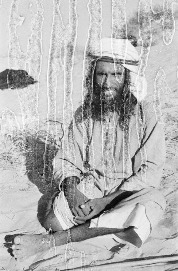 Seated portrait of a tribesman ...