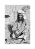Seated portrait of a tribesman ...