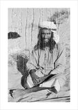 Seated portrait of a tribesman ...