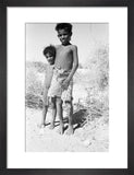 Portrait of two boys of ...