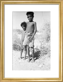Portrait of two boys of ...