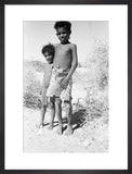 Portrait of two boys of ...